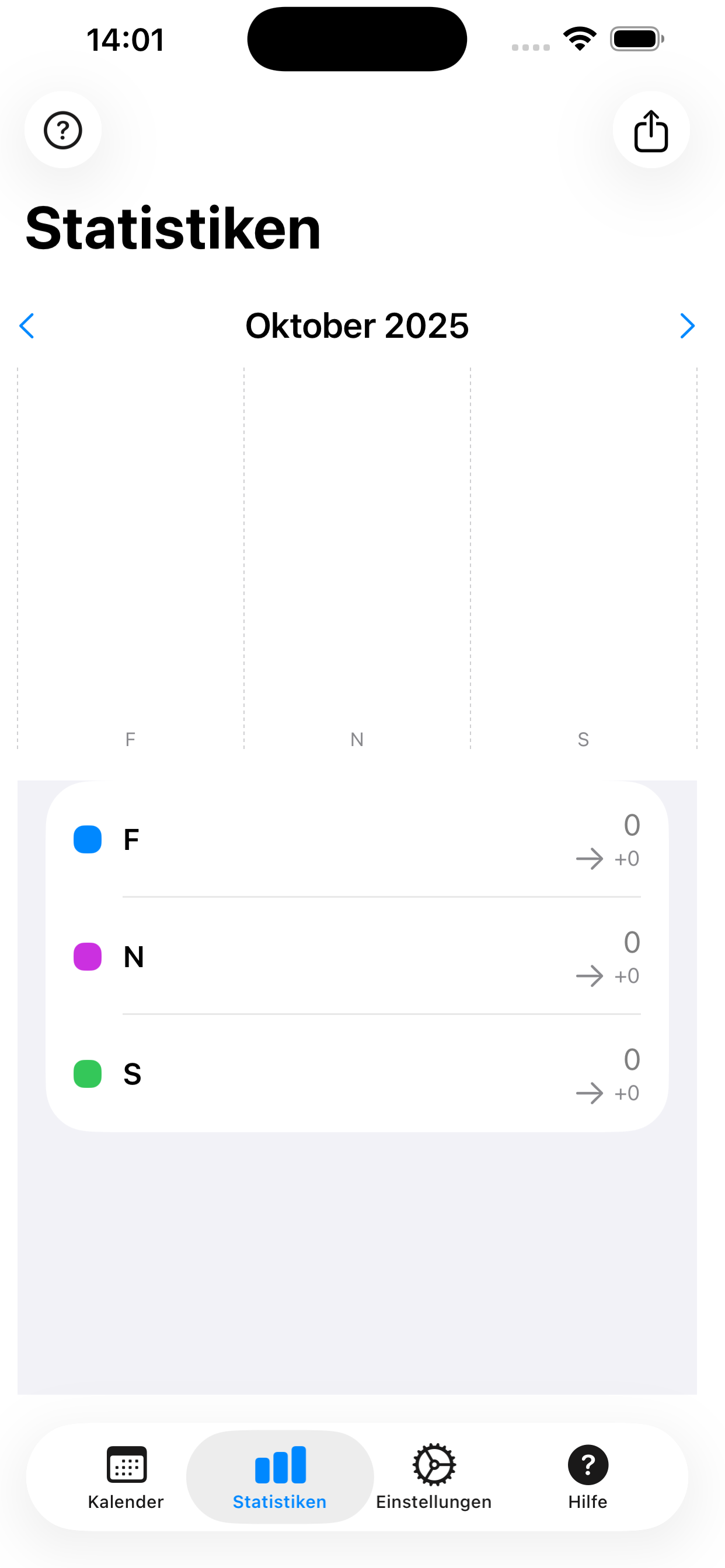 Dienstplan App – Screenshot 2