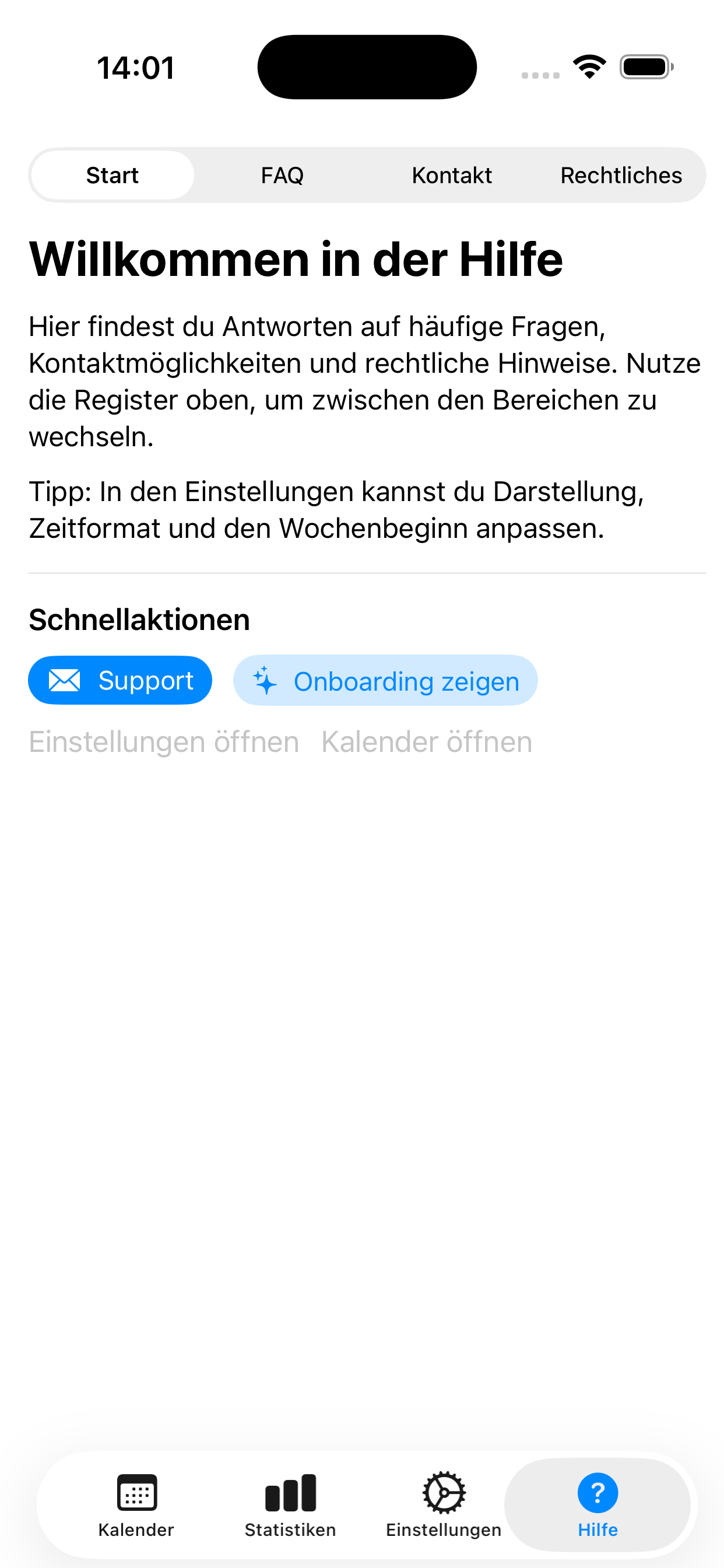 Dienstplan App – Screenshot 4